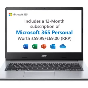 ACER Aspire 1 14" Laptop - Intel® Celeron®, 128 GB eMMC, Silver